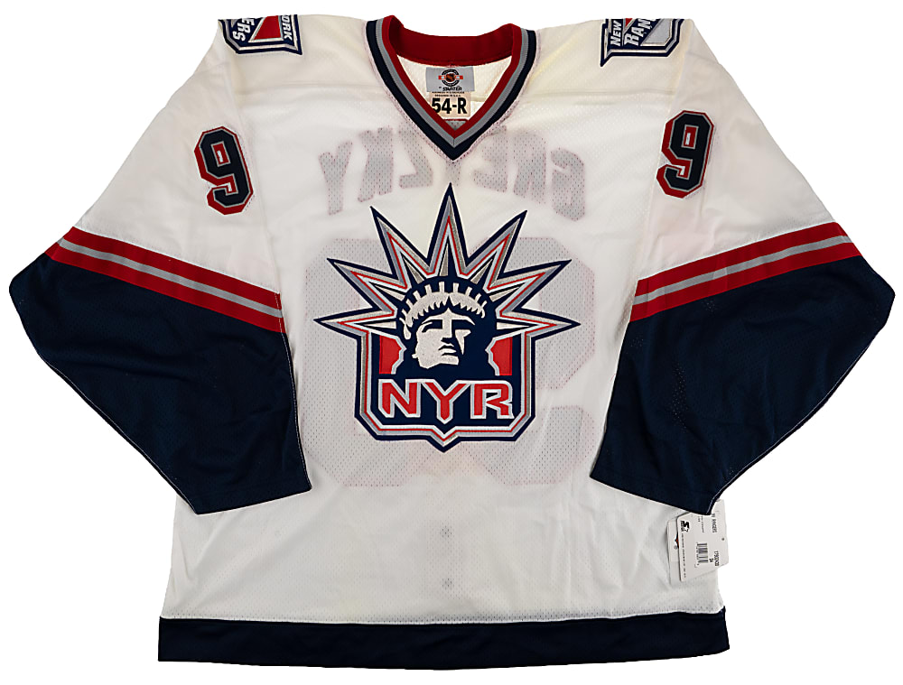 Wayne Gretzky & Mark Messier Dual-Signed New York Rangers Starter Jersey - Steiner & WGA Holograms