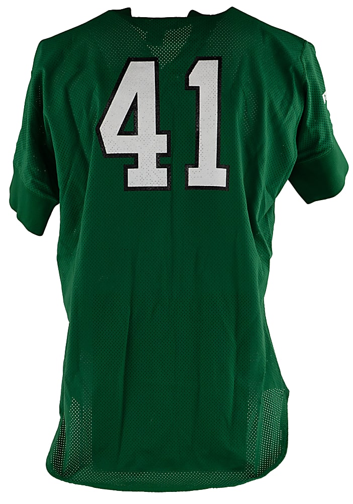 1993-1994 Kevin Brown Signed Game-Used Texas Rangers St. Patrick's Day Batting Practice Jersey - JSA & MEARS