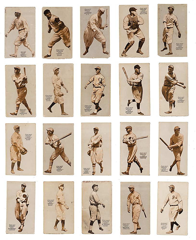 1919 Zeenut Pacific Coast League Starter Set (41)