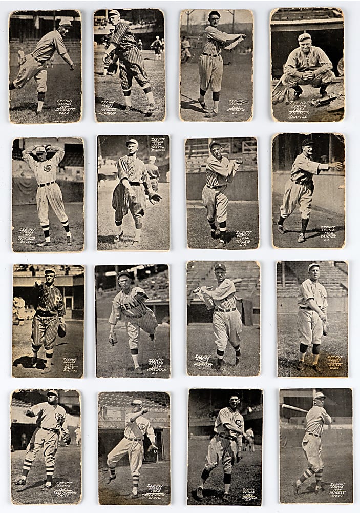 1924 Zeenut Pacific Coast League Starter Set (34) with Moses Yellowhorse
