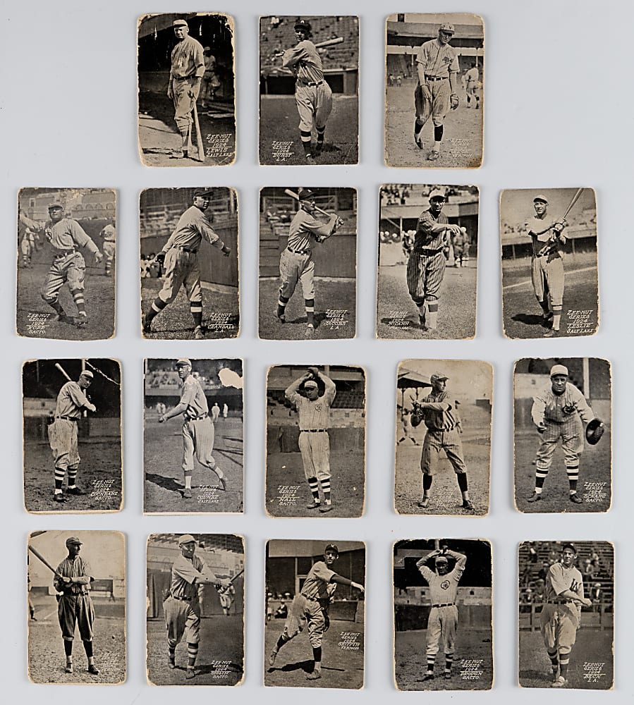 1924 Zeenut Pacific Coast League Starter Set (34) with Moses Yellowhorse