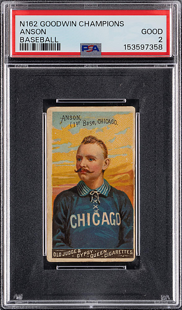 1888 N162 Goodwin Champions Cap Anson PSA GOOD 2