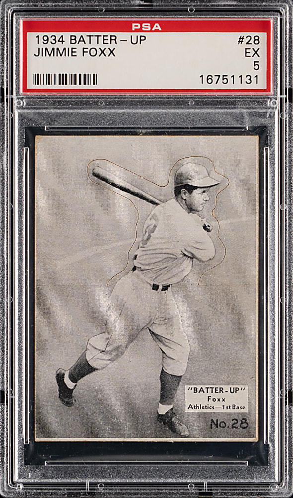1934-1936 Batter-Up #28 Jimmie Foxx PSA EX 5