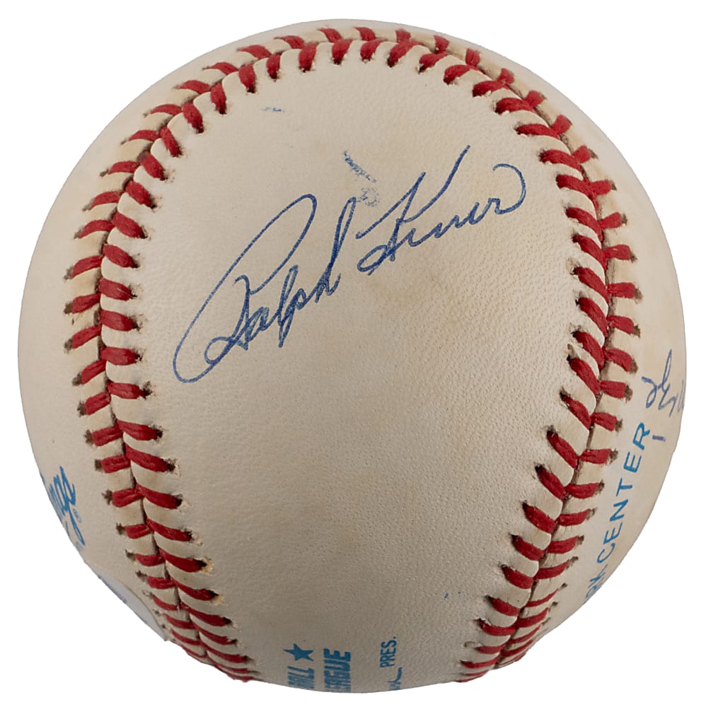 50 Home Run Season Club Multi-Signed Baseball with (5) Including Mickey Mantle & Willie Mays - PSA