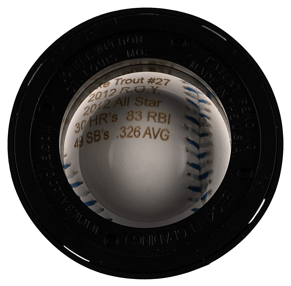 Mike Trout Single-Signed 2012 Official All-Star Game Baseball - Beckett/JSA Auto "10" - Full JSA