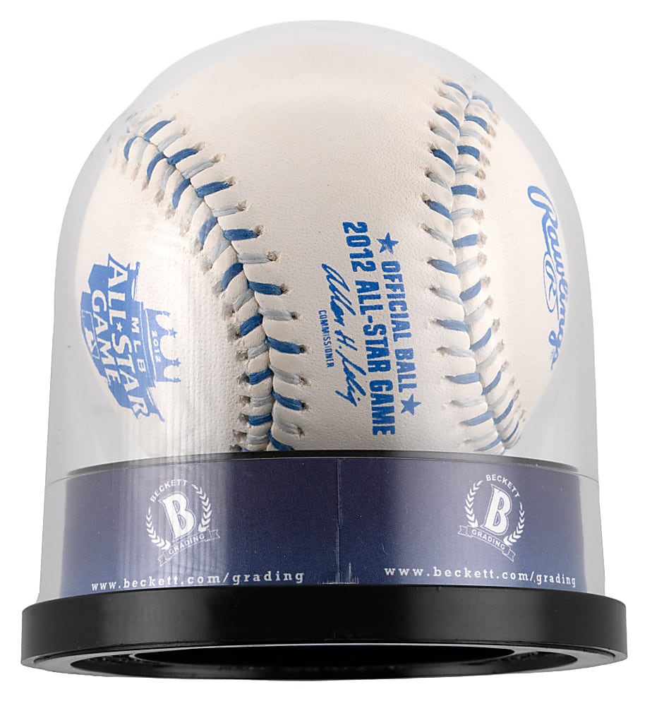 Mike Trout Single-Signed 2012 Official All-Star Game Baseball - Beckett/JSA Auto "10" - Full JSA