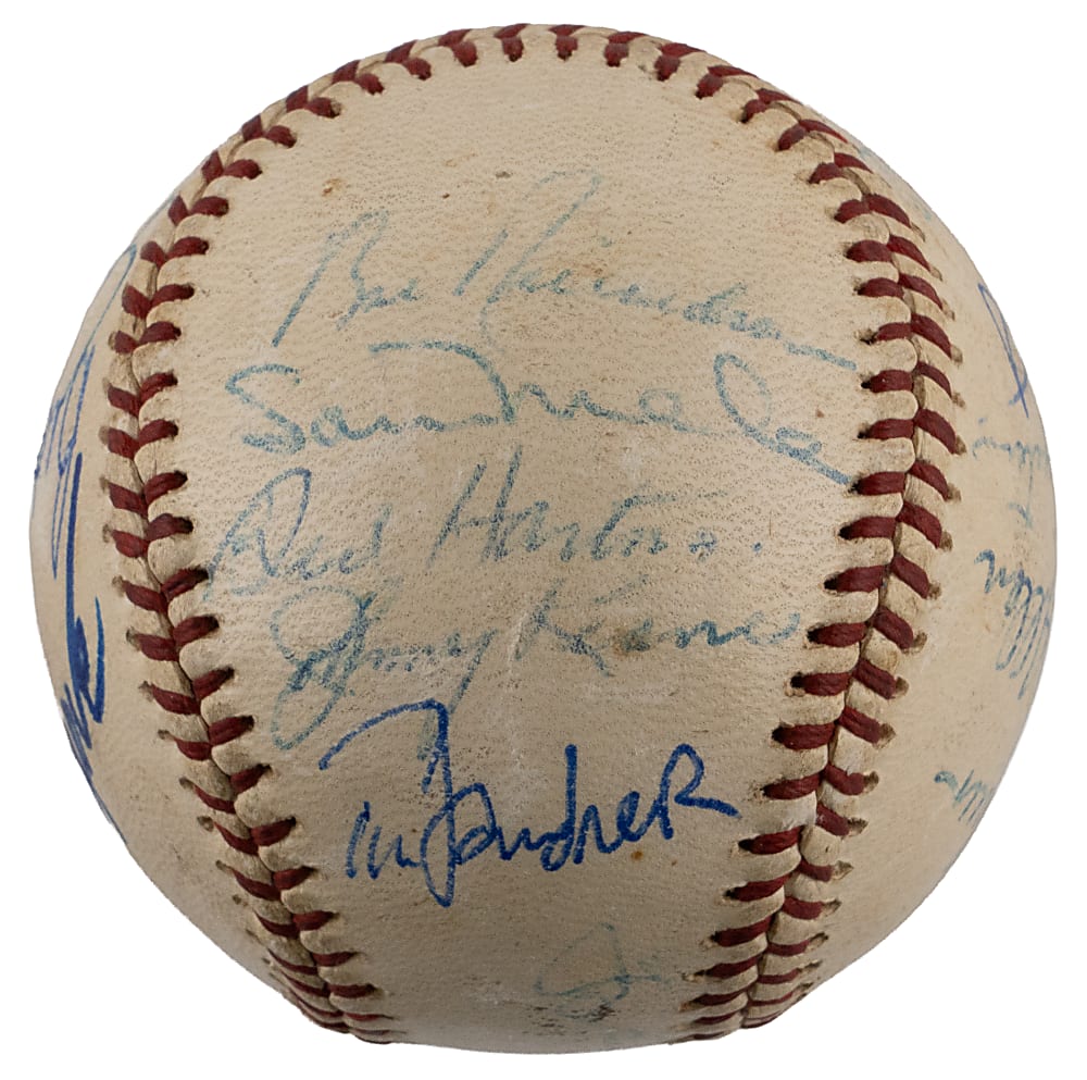 Interesting Hall of Famer/Star Multi-Signed OAL/Cronin Baseball with (17) Signatures Including Maris & Puckett - JSA LOA
