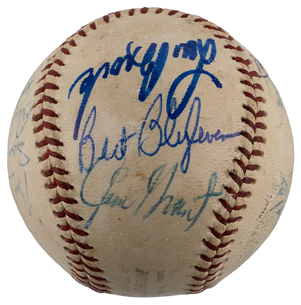 Interesting Hall of Famer/Star Multi-Signed OAL/Cronin Baseball with (17) Signatures Including Maris & Puckett - JSA LOA