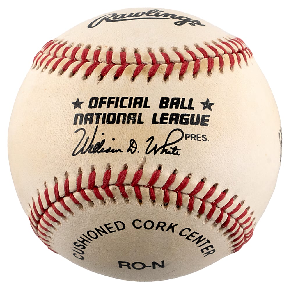 3500 Club Signed White/ONL Baseball with Hank Aaron, Willie Mays & Eddie Murray (LE #29/350) - JSA LOA