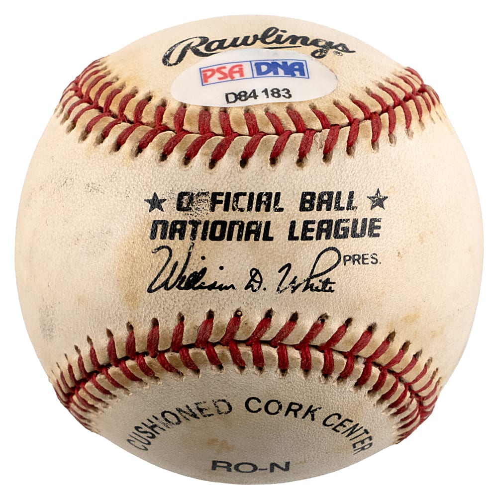 "Willie, Mickey & The Duke" Triple-Signed ONL/White Baseball - PSA/DNA LOA