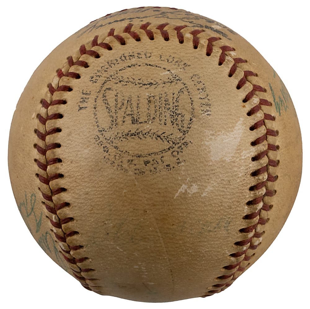 Hall of Famer & Stars Signed ONL/Giles Baseball with (12) Including Dean, Stengel & L. Waner - JSA LOA