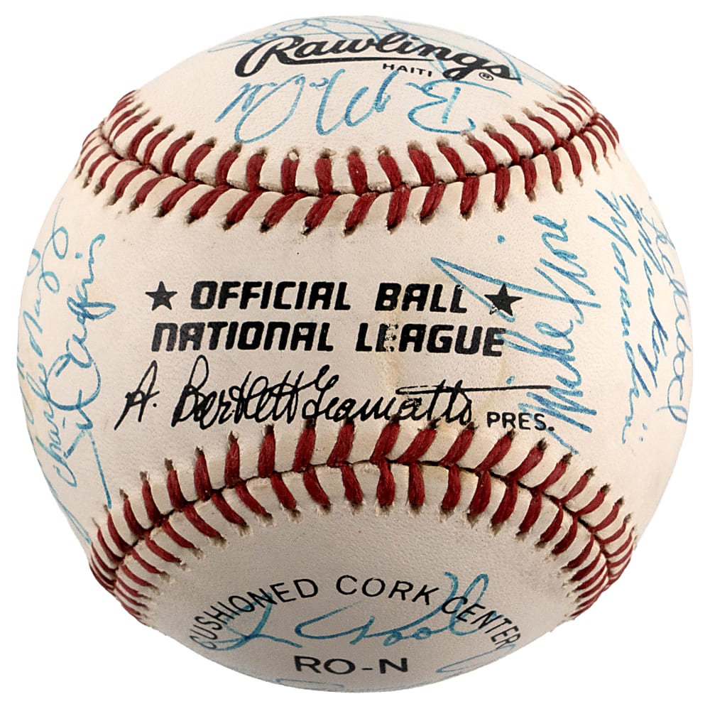 1988 Team USA Olympic Gold Medalist Team-Signed ONL/Giamatti Baseball with (26) Signatures Including Ventura, Abbott & T. Martinez Plus Full JSA LOA