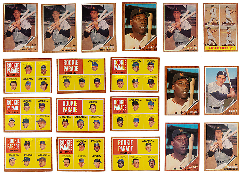 1962 Topps Collection (781) with Several Hall of Famers, Stars & (154) High Numbers