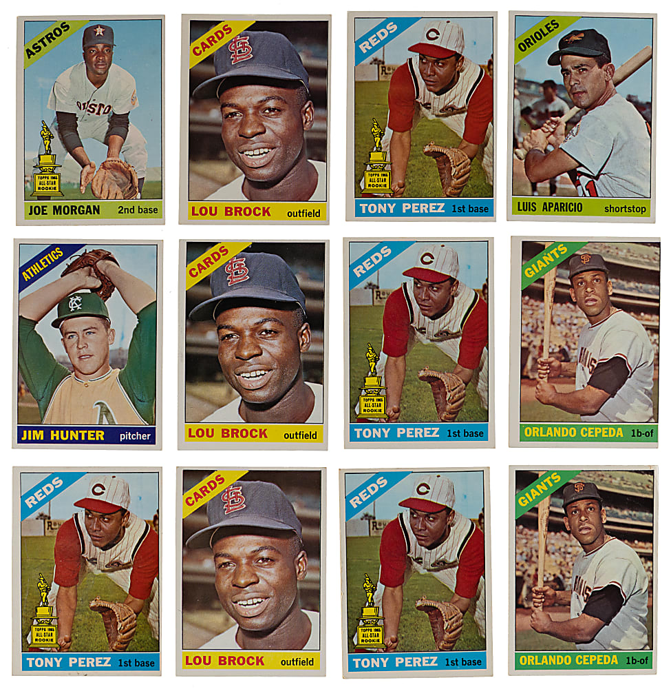1966 Topps Collection (408) with (2) Palmer Rookies, Koufax, Mantle & Mays