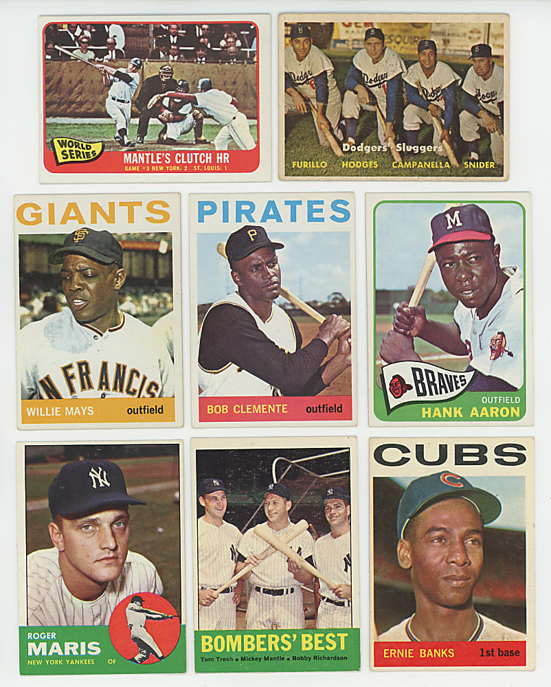 1952-1967 Shoebox Collection (648) with (70+) Hall of Famers Including Aaron, Mantle & Mays