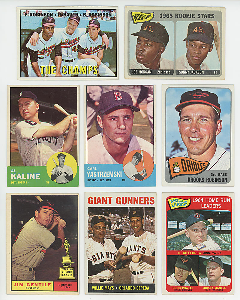 1952-1967 Shoebox Collection (648) with (70+) Hall of Famers Including Aaron, Mantle & Mays