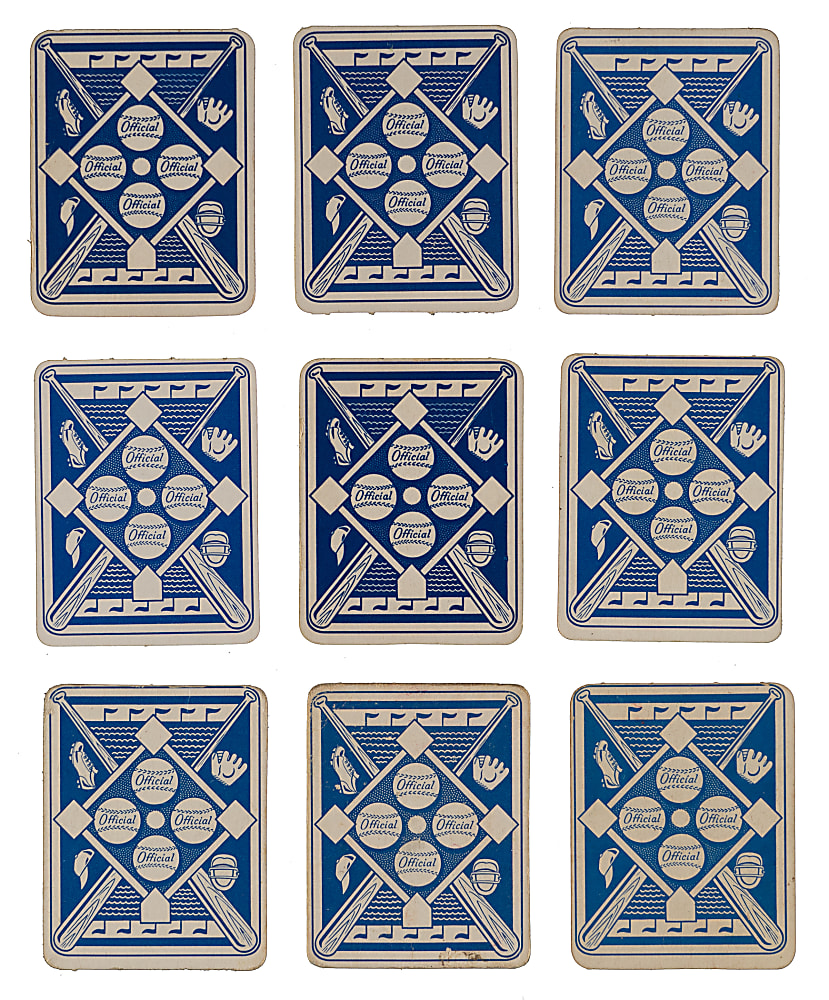 1951 Topps Blue Backs Complete Set (52)