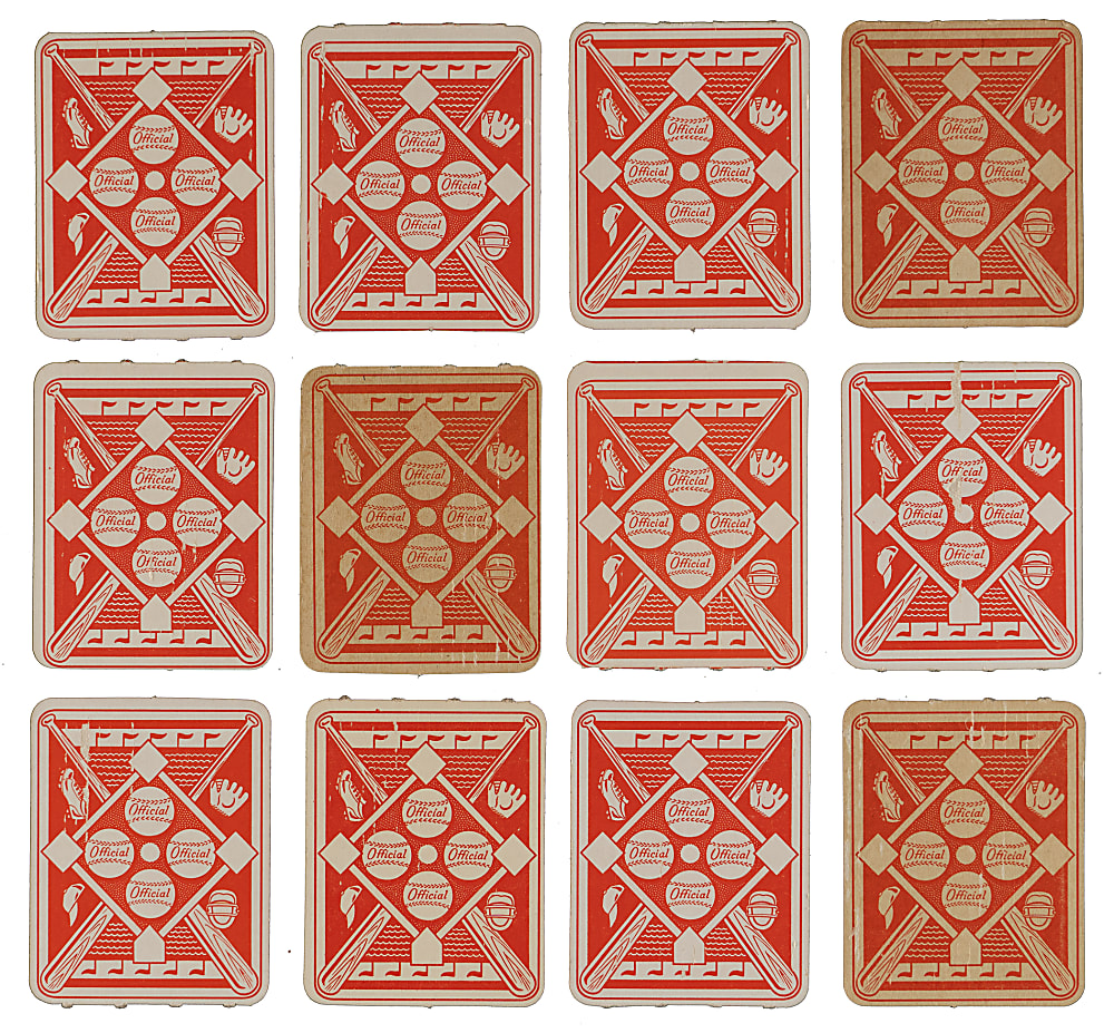 1951 Topps Red Backs Complete Set (52)