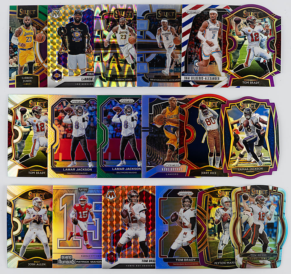 2020-Present Football &  Basketball Prizm Parallel Collection (1,500+) with Several Superstars