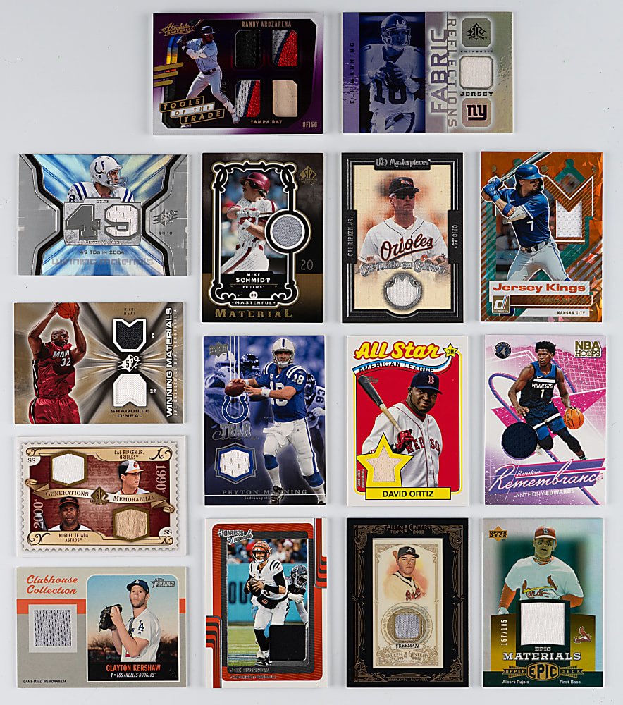 Modern Multi-Sport Jersey/Relic Collection (400+) with Hall of Famers & Major Stars