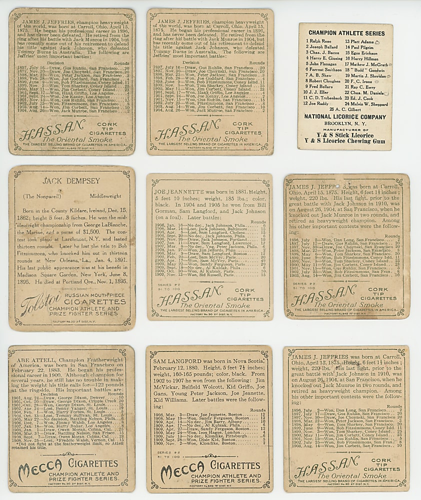 1910 T218 Champions & Other Sports Collection (91)