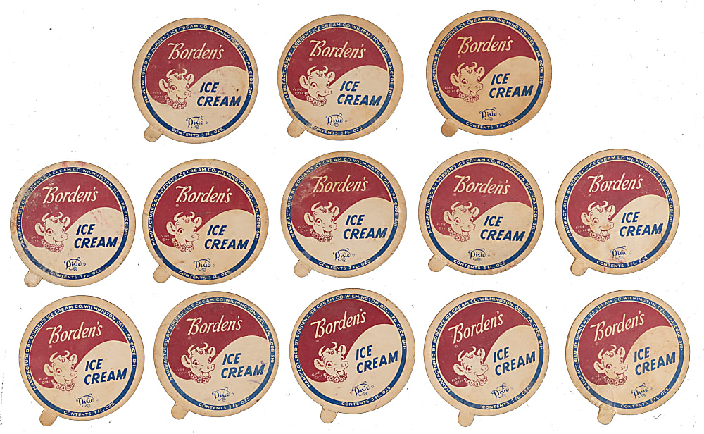1953 Dixie Lids (13) with Ralph Kiner & Ted Kluszewski