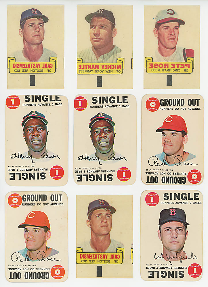 1961-1971 Topps Insert Collection (161) with (60+) Hall of Famers Including Aaron, Clemente, Mantle & Mays