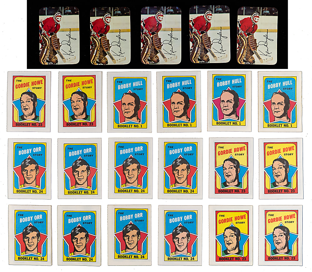1970-1980 Hockey Insert & Oddball Collection (550+) with 1973 Quaker Oats Complete Panel Set