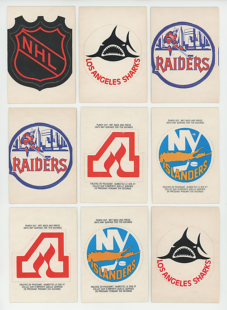 1972-1973 & 1973-1974 O-Pee-Chee Hockey Team Logos Collection (273) with (10) Complete Sets & Shortprints - Clean!
