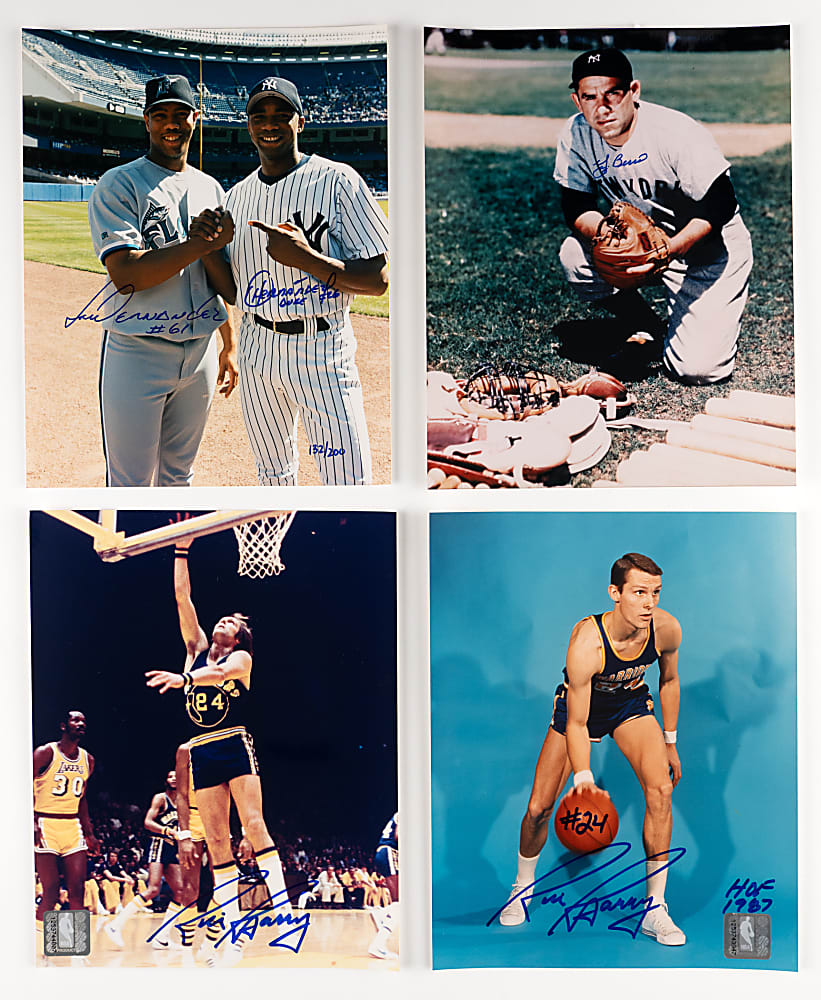 Multi-Sport Signed Collection (37) with (2) Al Gore Signed Balls, Yogi Berra & Nolan Ryan