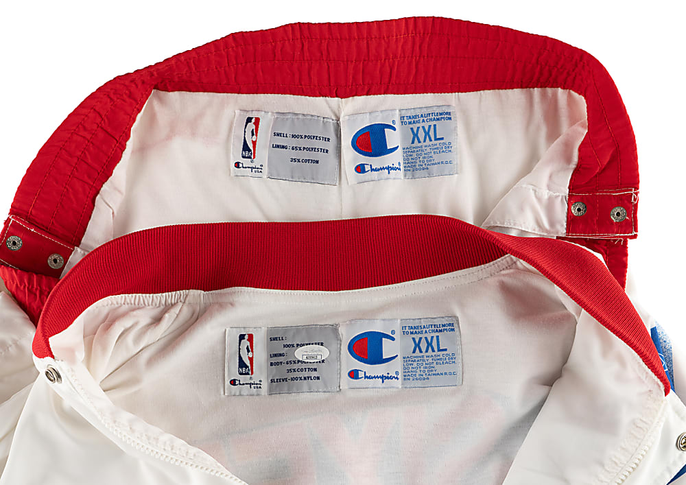 1991-1994 Julius "Dr. J" Erving Signed Philadelphia 76ers Warm-Ups with JSA COA