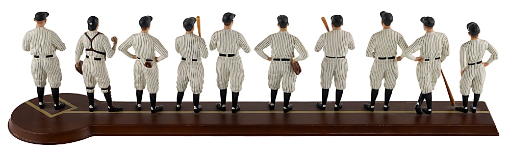 1998 & 1999 Danbury Mint Greatest Teams Lineup Statue Sets (2) with 1927 & 1998 New York Yankees in Original Shipping Boxes