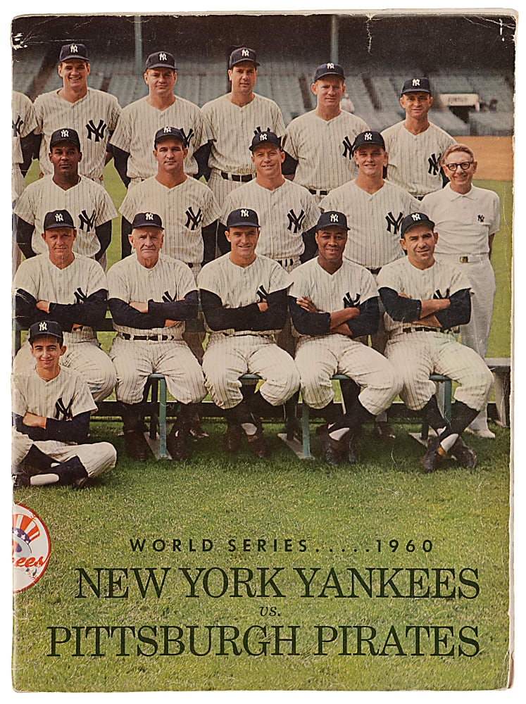 1960 World Series Program Signed by (26) Including Berra, Ford & Mazeroski