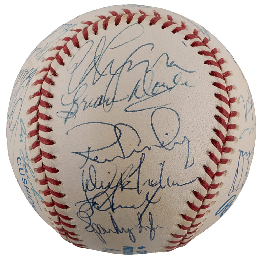 1978 World Champions New York Yankees Reunion Signed Baseball with (26) Including Catfish Hunter & Reggie Jackson - Full JSA LOA
