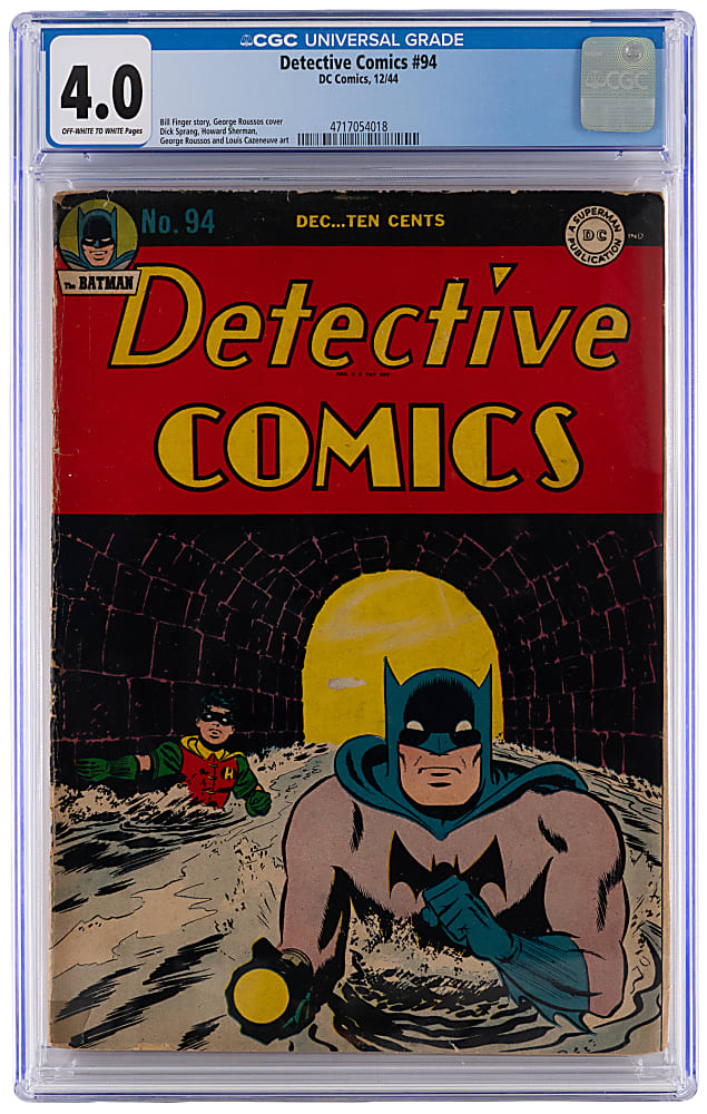 1944 DC Comics Detective Comics #94 - CGC 4.0