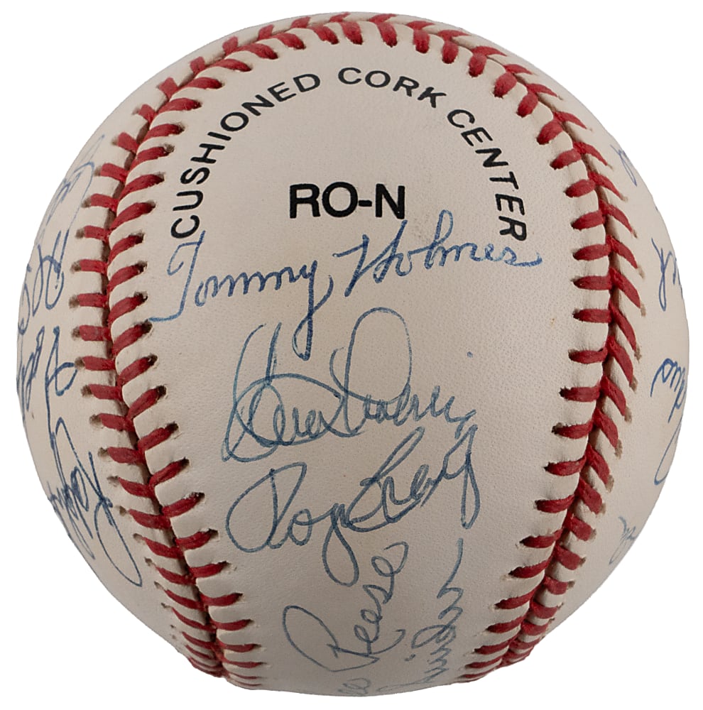 Brooklyn Dodgers Greats ONL/Coleman Baseball (17) with Koufax, Lasorda, Reese & Snider - Full JSA LOA