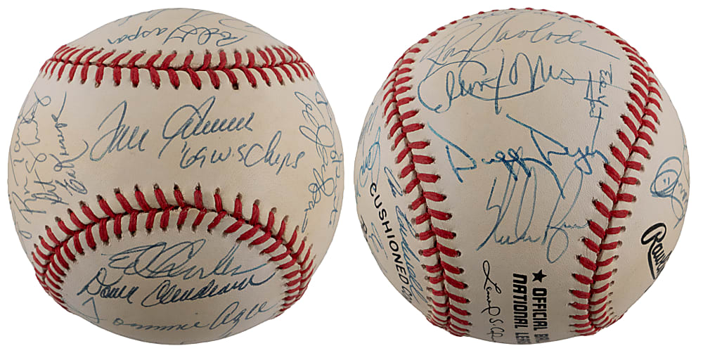 1969 World Champion New York Mets Reunion Signed Baseball (24) Including Ryan & Seaver (Inscribed)