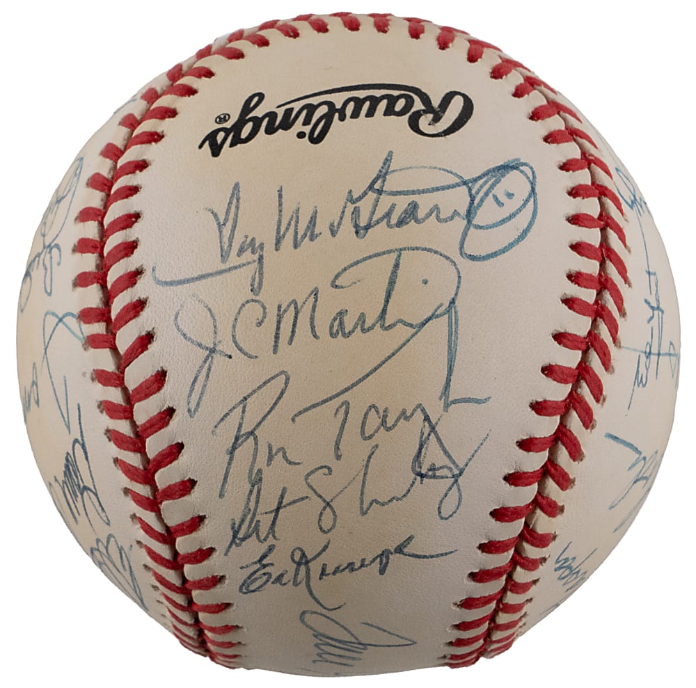 1969 World Champion New York Mets Reunion Signed Baseball (24) Including Ryan & Seaver (Inscribed)