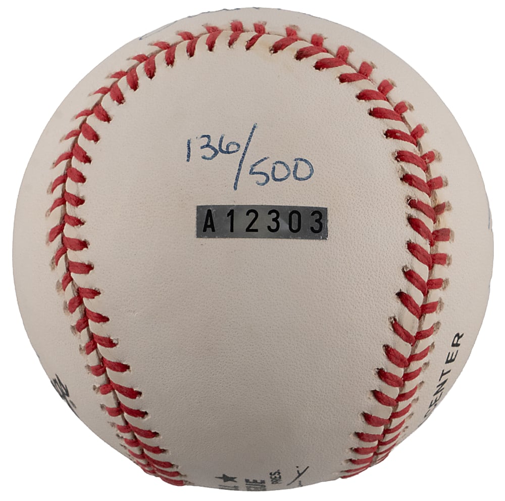 Carew, Gywnn & Musial Triple-Signed "7 Time Batting Champions" ONL/Coleman LE (#136/500) Baseball
