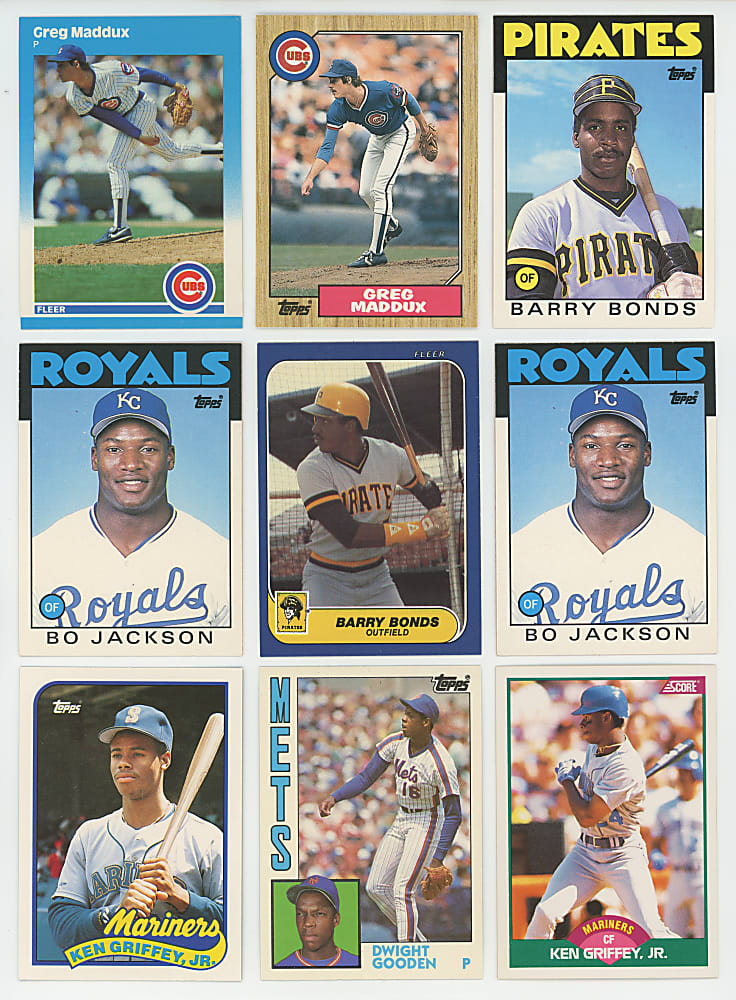 1984-1991 Baseball Traded/Update Complete Sets (35) with Several Key Rookies