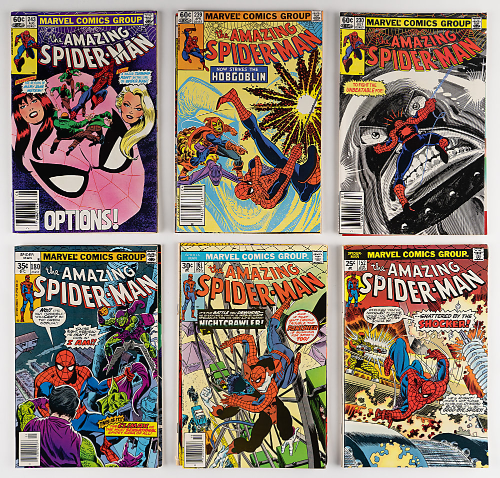 1970s-2010s Marvel Comics Spider-Man Collection (124) with (31) Amazing Spider-Man Issues