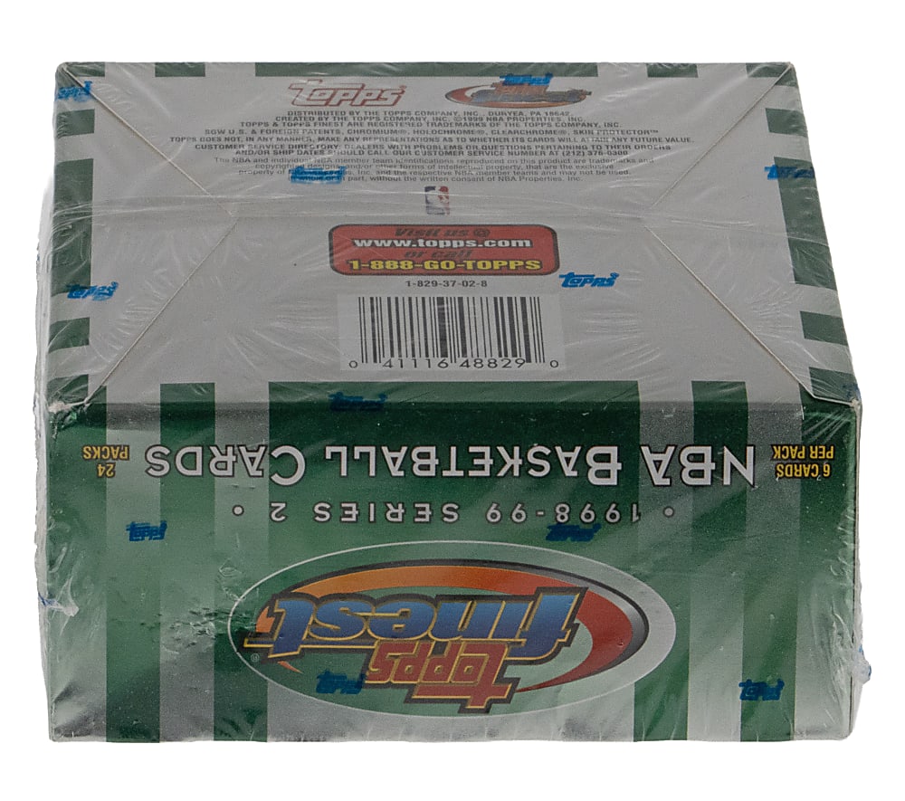 1998-1999 Topps Finest Basketball Series 2 Sealed Unopened Box