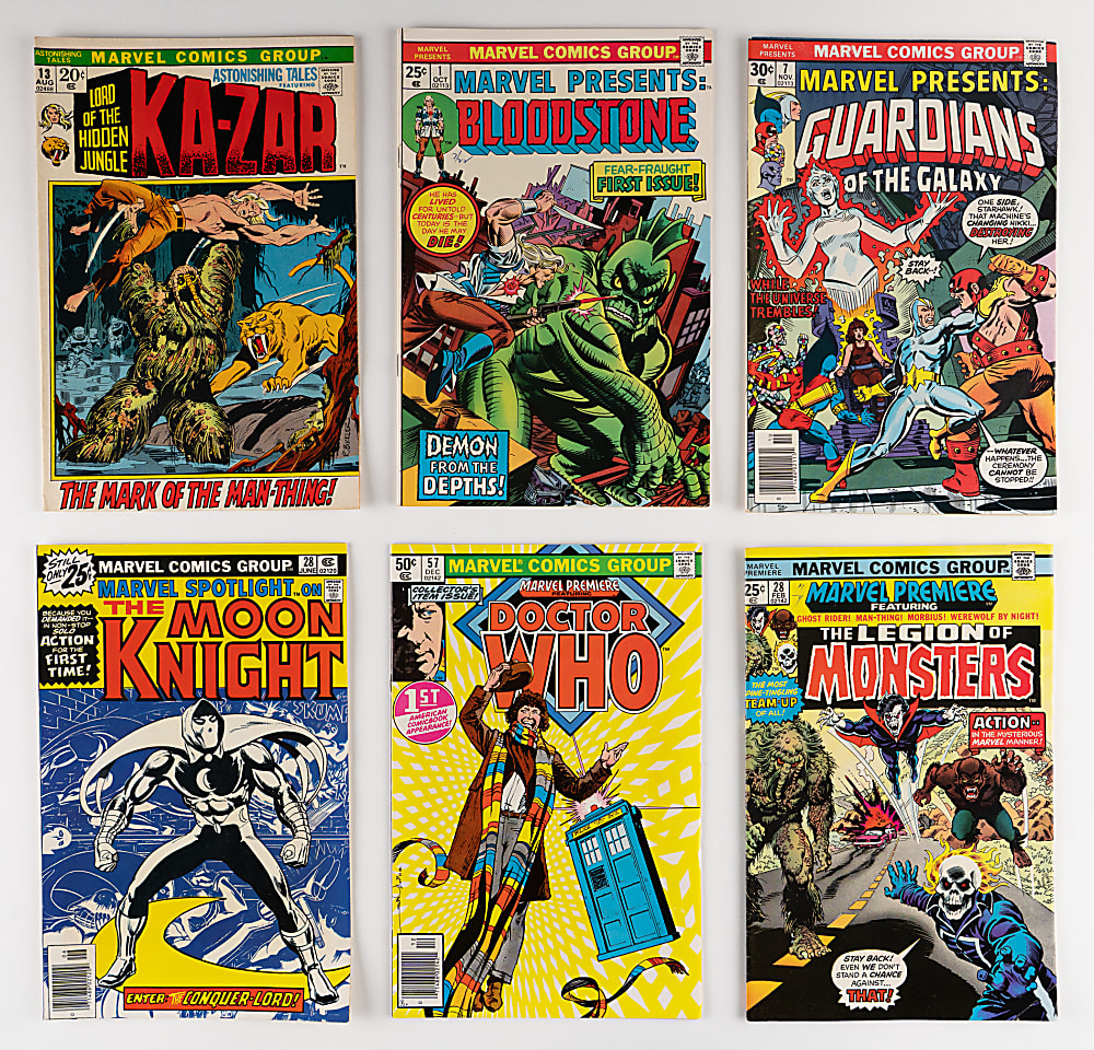 1970s Marvel Comics Anthology Series Collection (113) with Marvel Premiere #28 First Legion of Monsters & Marvel Spotlight #28 First Moon Knight Solo Story