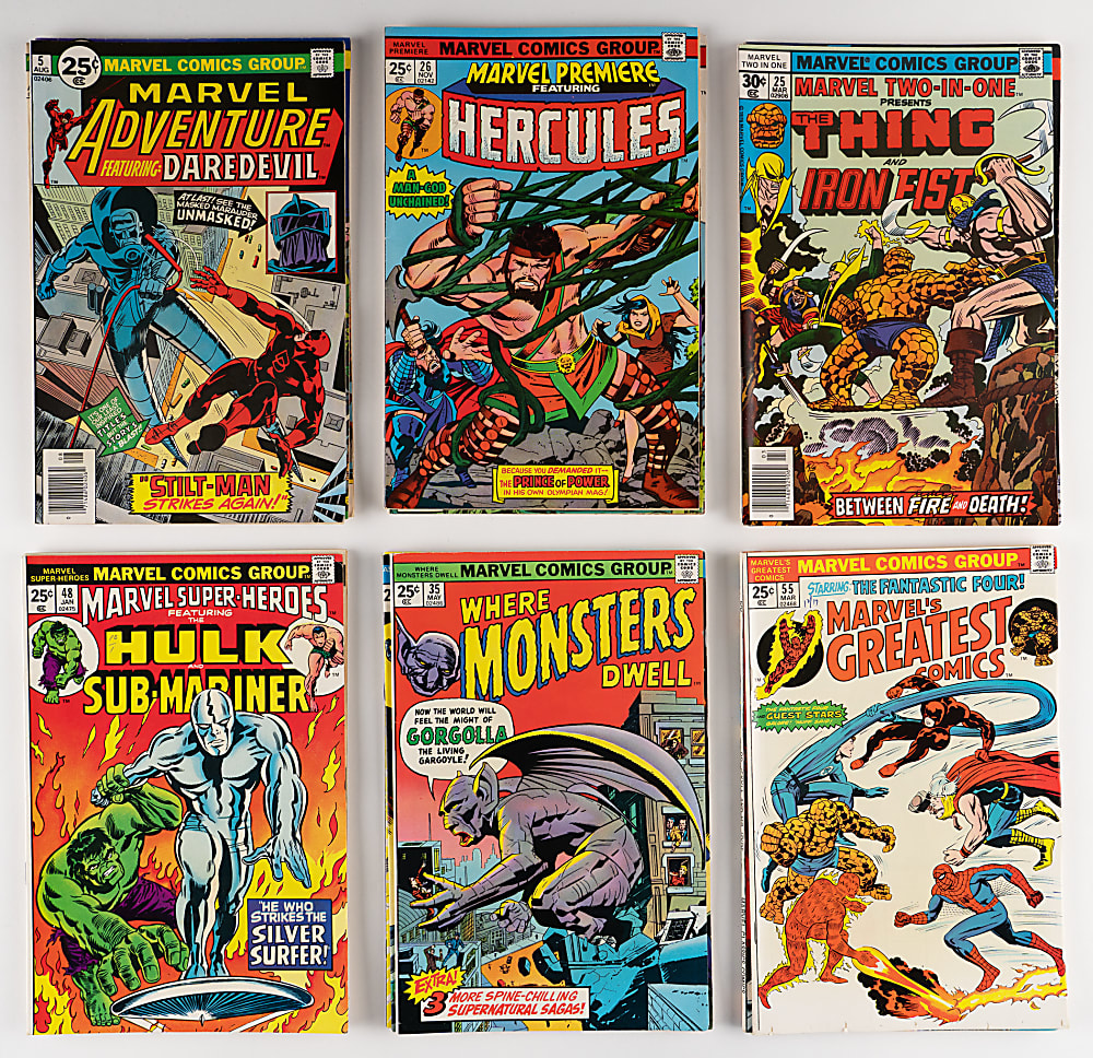1970s Marvel Comics Anthology Series Collection (113) with Marvel Premiere #28 First Legion of Monsters & Marvel Spotlight #28 First Moon Knight Solo Story