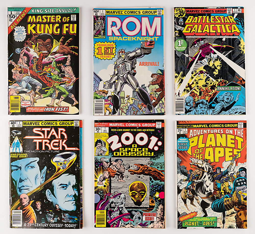 1970s-1980s Marvel Comics Fantasy/Sci-Fi Collection (266) with Conan, Red Sonja, Star Trek & Rom