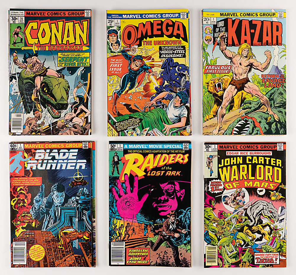 1970s-1980s Marvel Comics Fantasy/Sci-Fi Collection (266) with Conan, Red Sonja, Star Trek & Rom