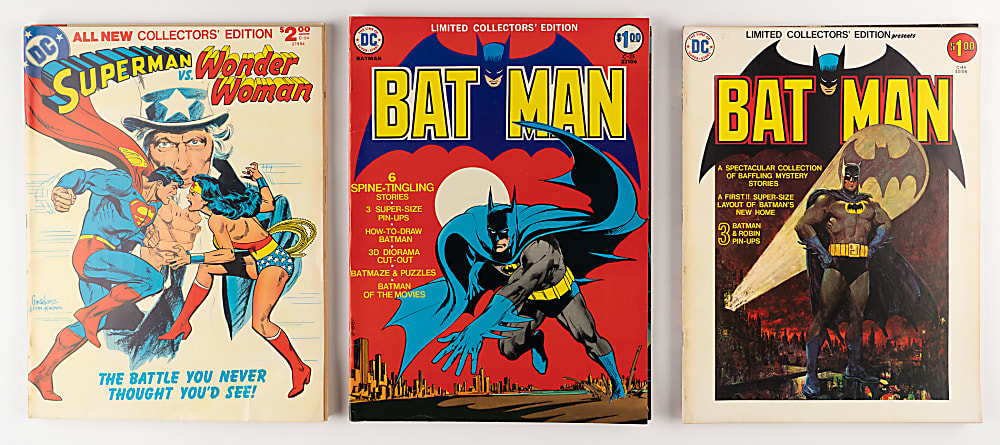 1970s-1980s Marvel/DC Oversized Comic Collection (69) with Star Wars & Superman Versus Ali
