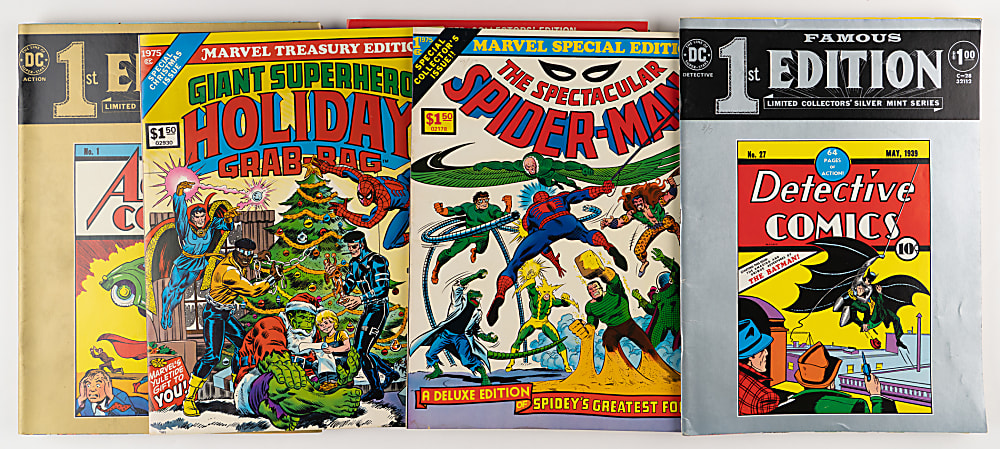 1970s-1980s Marvel/DC Oversized Comic Collection (69) with Star Wars & Superman Versus Ali