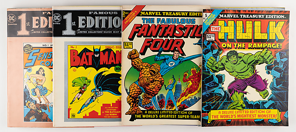 1970s-1980s Marvel/DC Oversized Comic Collection (69) with Star Wars & Superman Versus Ali