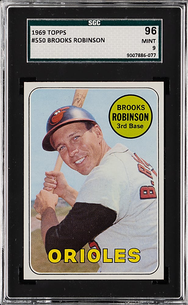 1969 Topps #550 Brooks Robinson SGC MINT 9 with None Higher!